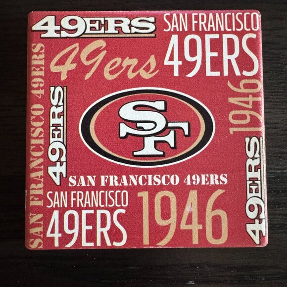 NFL Team Coasters Seahawks Broncos Rams Chargers Ceramic Mixed Set of 4 - Picture 6 of 12